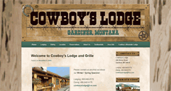 Desktop Screenshot of cowboyslodge.com